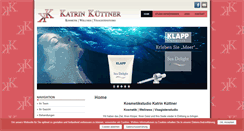 Desktop Screenshot of kosmetikstudio-kuettner.de